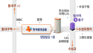 대구지점 지도