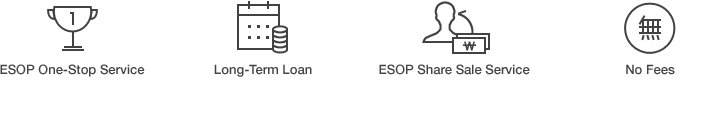 ESOP One-Stop Service, Long-Term Loan, ESOP Share Sale Service, No Fees